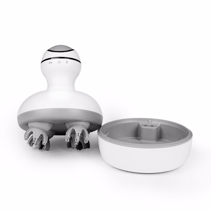 Electric Scalp Massager with Multi-Function Grip