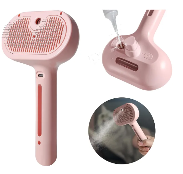 Pet Grooming Spray Brush
