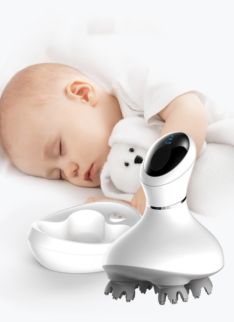 Electric Scalp Massager with Multi-Function Grip