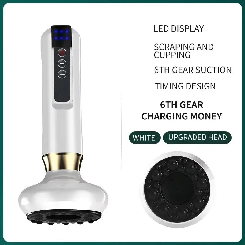 L Electric Massager GuaSha Anti Cellulite Vacuum Suction Cup