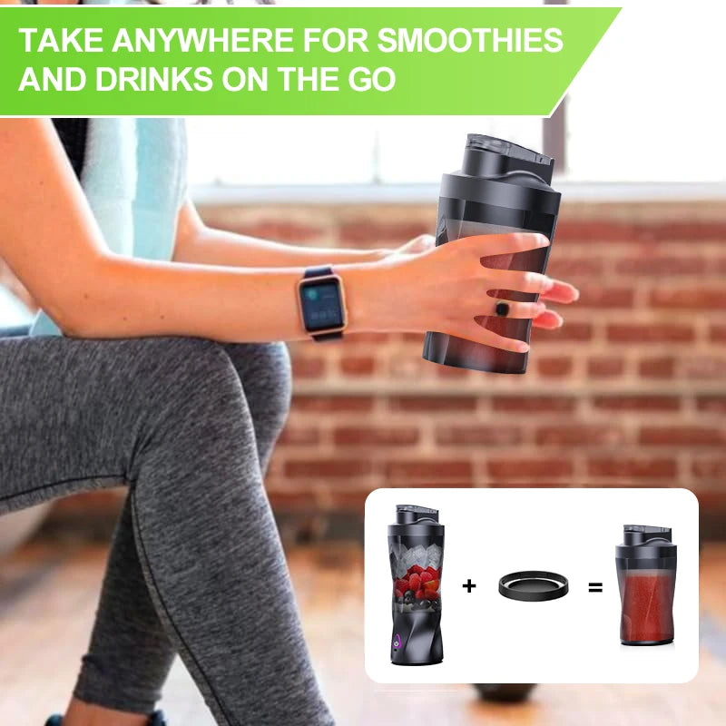 Electric Portable Juicer Fresh Fruit Mixer 700ML