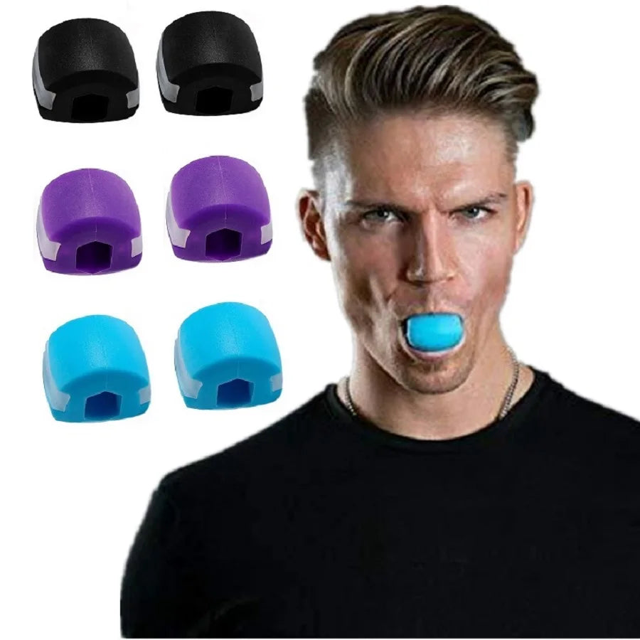 Silica Gel Face Fitness Ball Jaw Exerciser Facial Toner