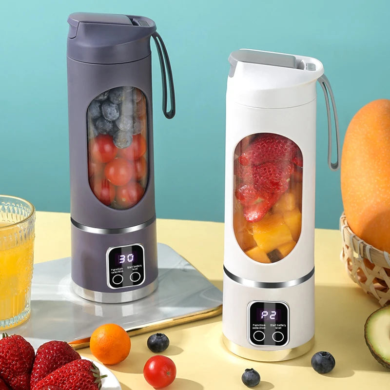 10 Blades Portable Fruit Juicer 450ml