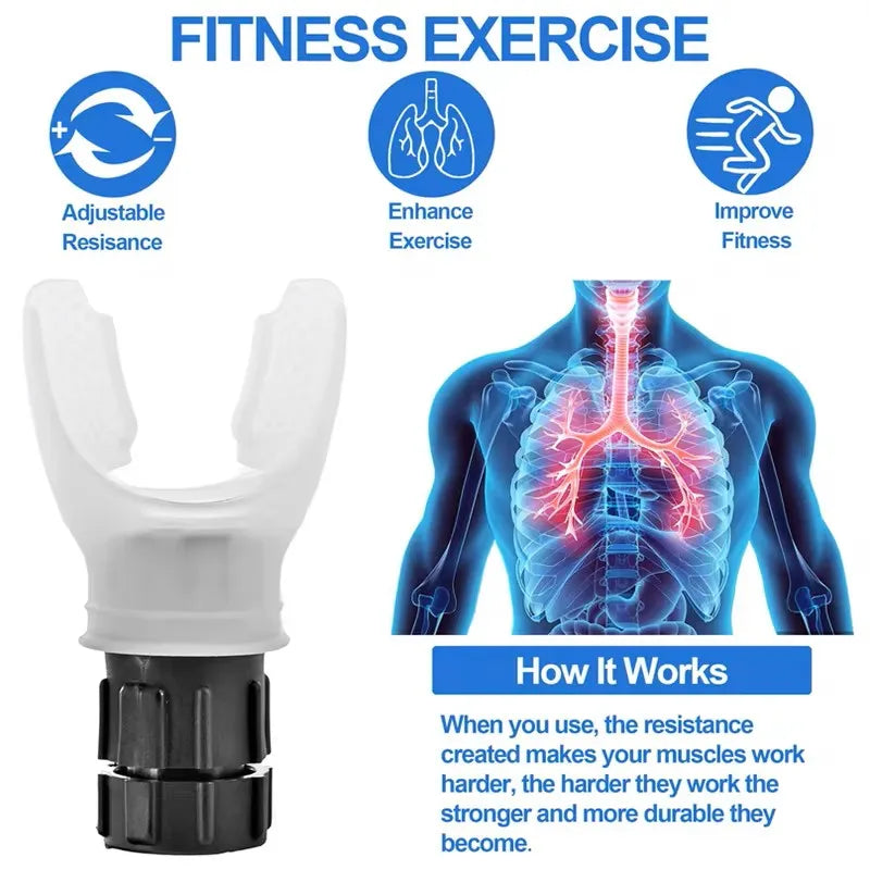 1pcs Breathing Exercise For Lungs Portable
