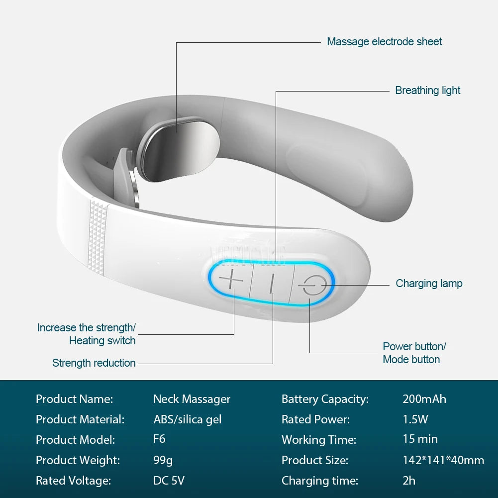 Pulse Neck Massager Electric Smart EMS