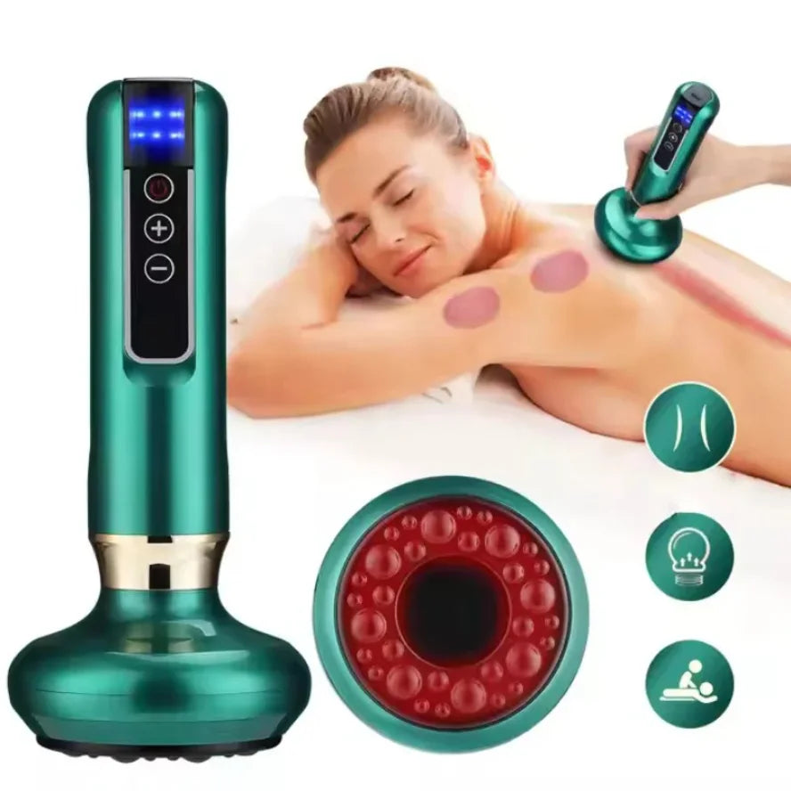 L Electric Massager GuaSha Anti Cellulite Vacuum Suction Cup