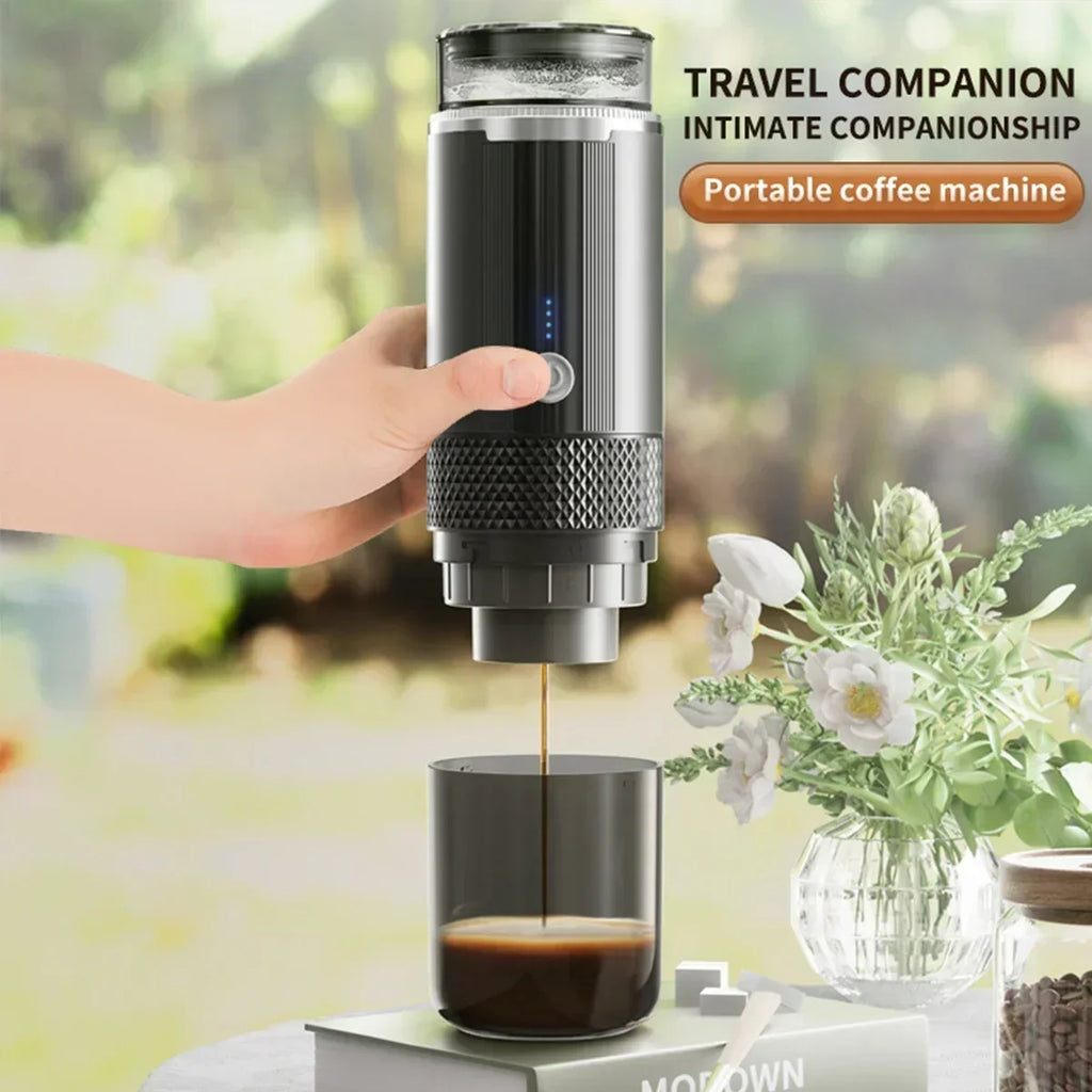 Electric Capsule Grind-and-Brew Coffee Maker Portable Coffee Maker