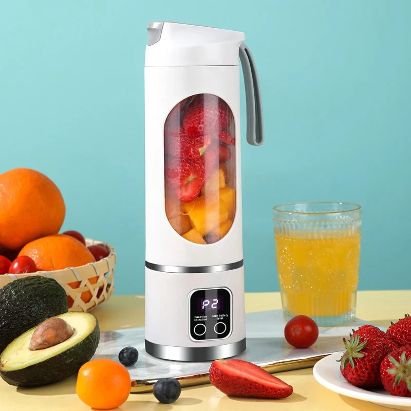10 Blades Portable Fruit Juicer 450ml