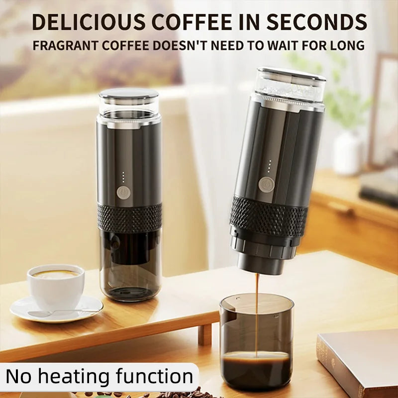 Electric Capsule Grind-and-Brew Coffee Maker Portable Coffee Maker