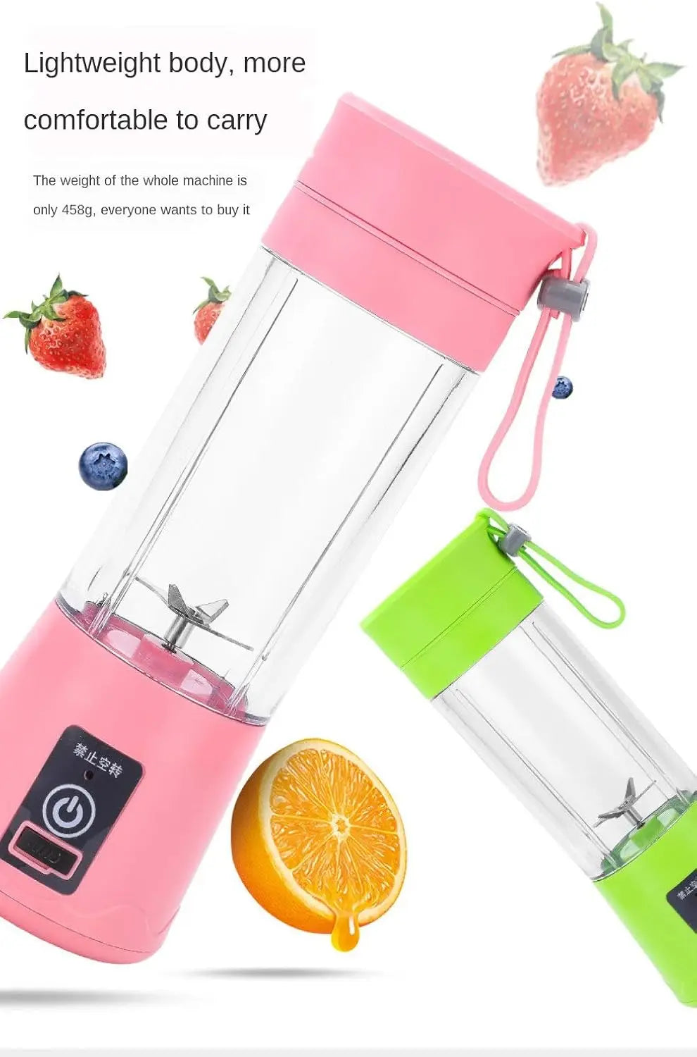 Mini Electric Automatic Fresh Squeezer Fruit Portable Orange Lemon Kitchen Blender