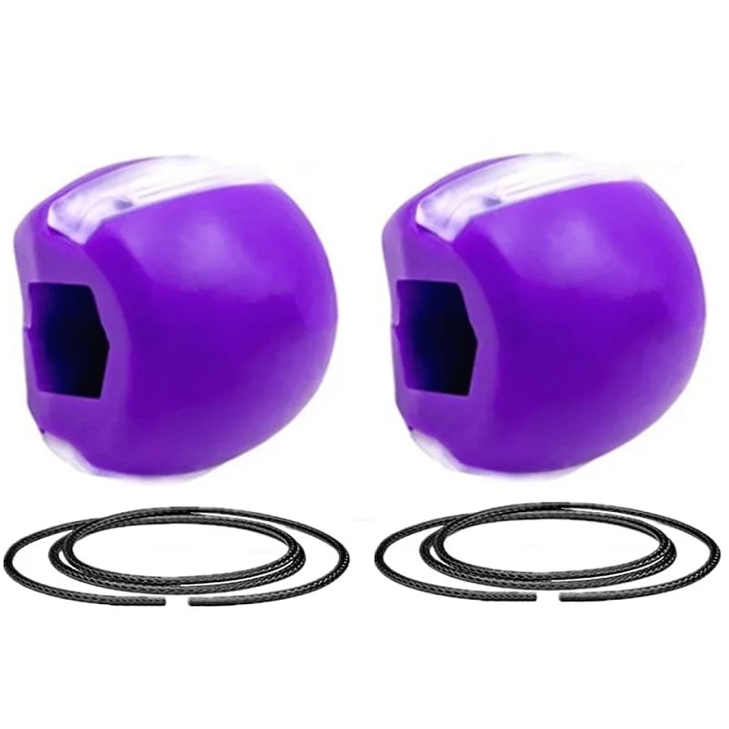 Silica Gel Face Fitness Ball Jaw Exerciser Facial Toner