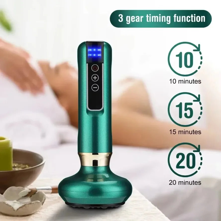 L Electric Massager GuaSha Anti Cellulite Vacuum Suction Cup