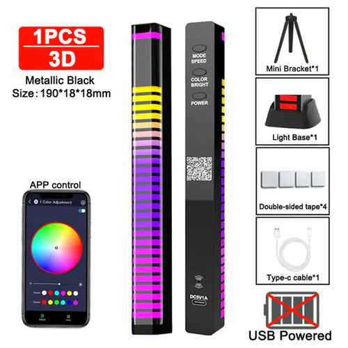 3D Pickup Light - Gaming Atmosphere & Portable Light